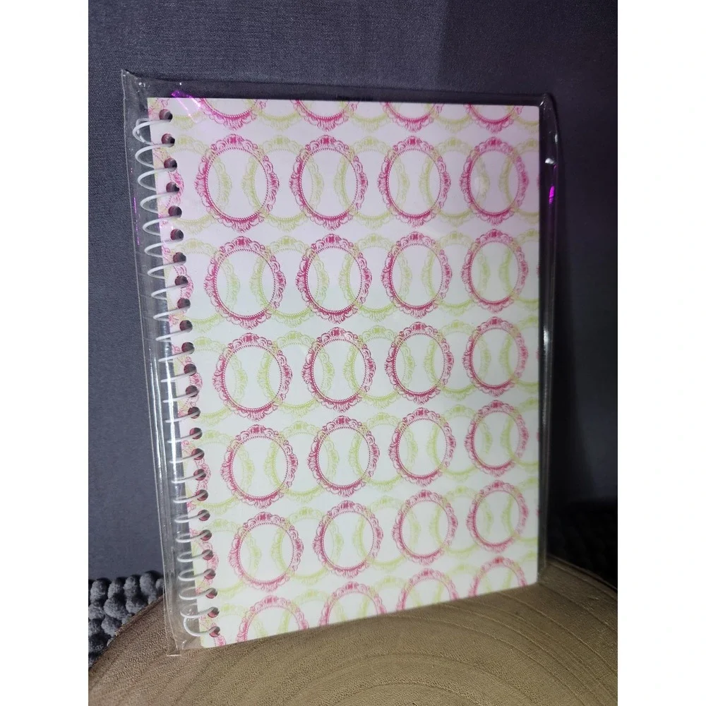 Michael's Journal Coquette Theme‎ 60 Sheets Pink Green Oval~NEW